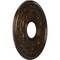 Ekena Millwork Baltimore PVC Medallion (Canopies up to 5 1/4"), 13"OD x 3 1/2"ID x 3/4"P, Metallic Mystic Brown CMP13BAAMB - alternate 3
